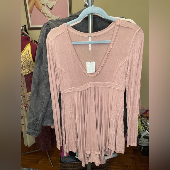 Free People Birdie Henley NWT - Picture 3 of 8